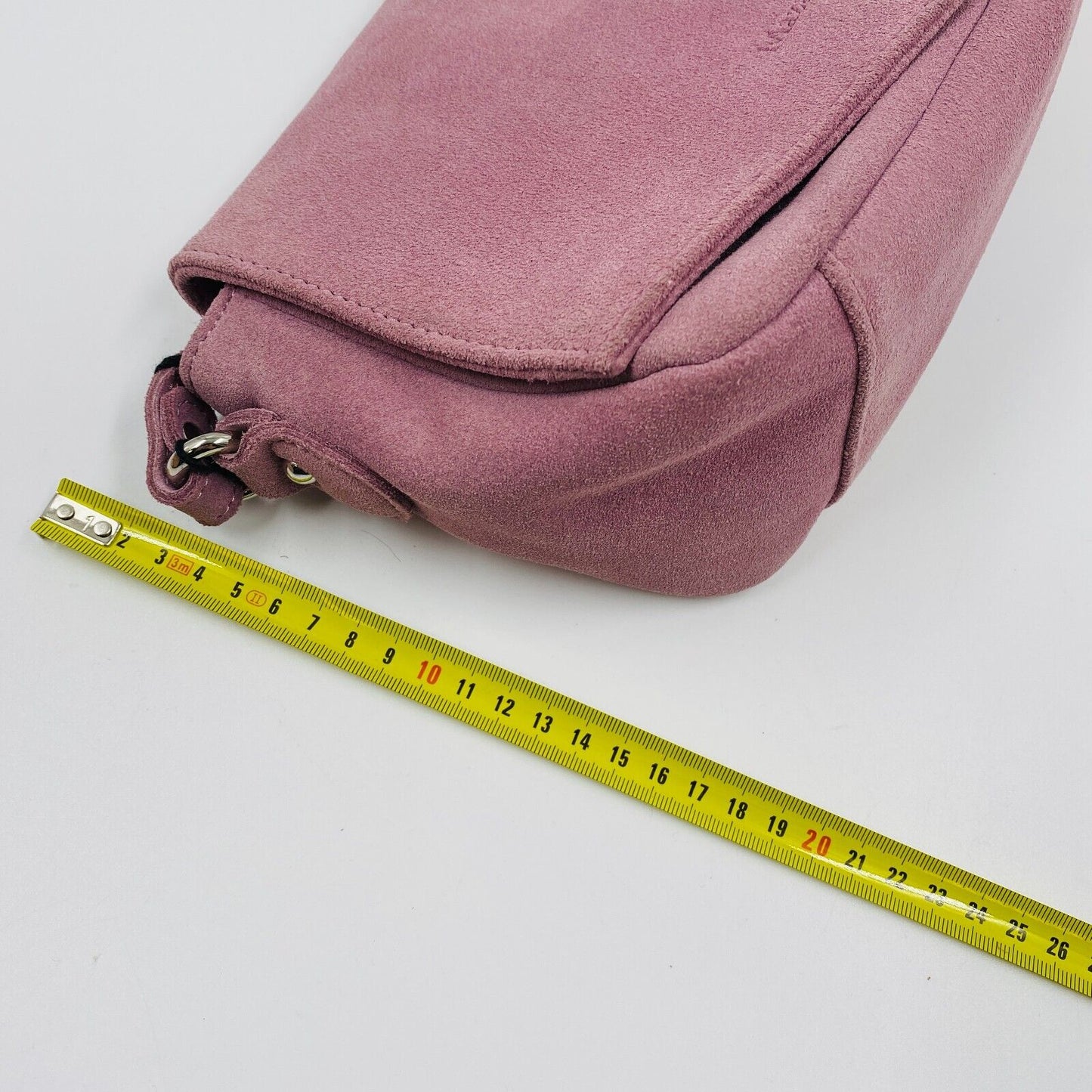 MAZARIN Sac à main en cuir suédé rose foncé Sac à bandoulière