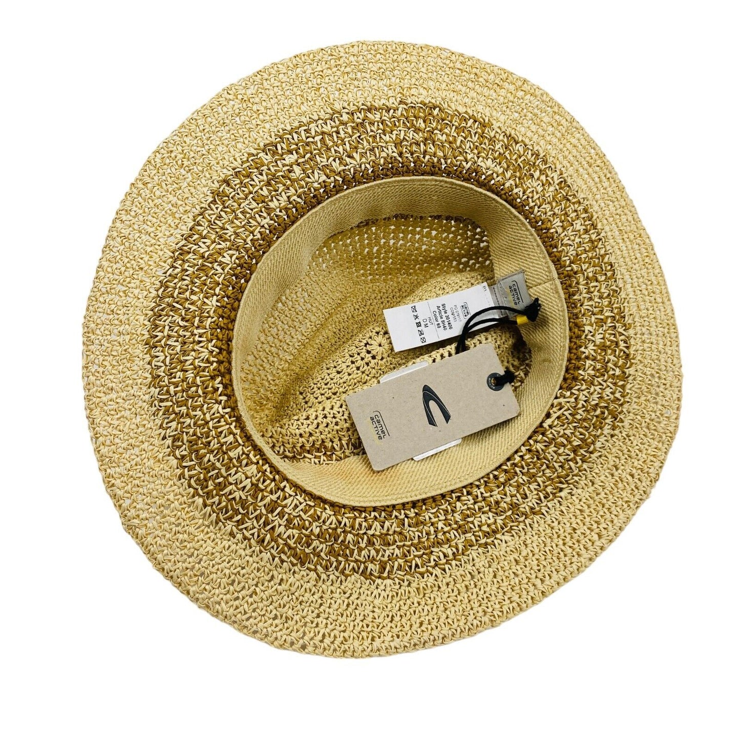 Camel Active Beige Women Summer Straw Hat Cap Size M