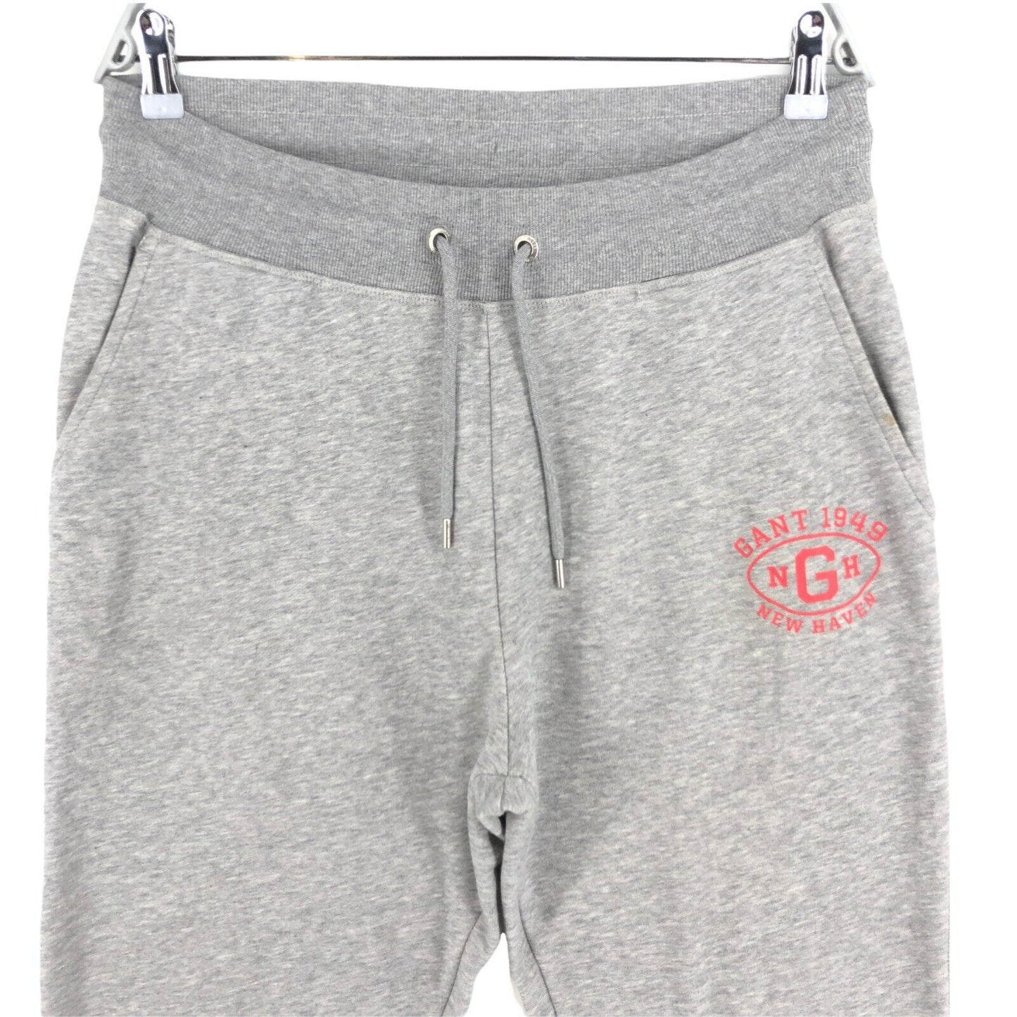 GANT Graue Jogginghose mit Logo, Größe L