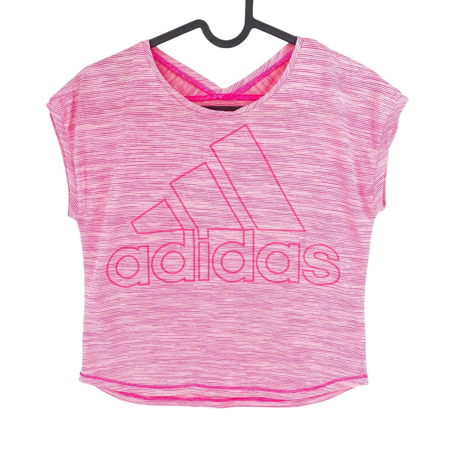 Adidas Climalite, kurzes T-Shirt mit Rundhalsausschnitt, Rosa, Größe 10–12 Jahre