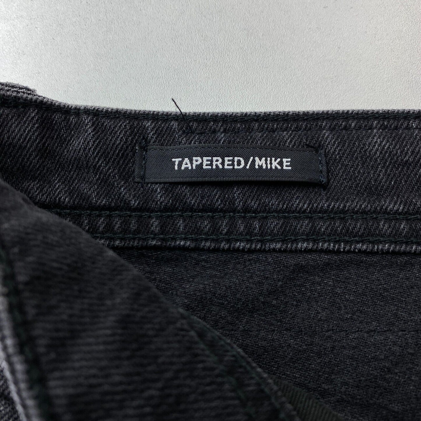 JACK & JONES + Fit MIKE Dark Grey Comfort Tapered Fit Jeans W44 L32