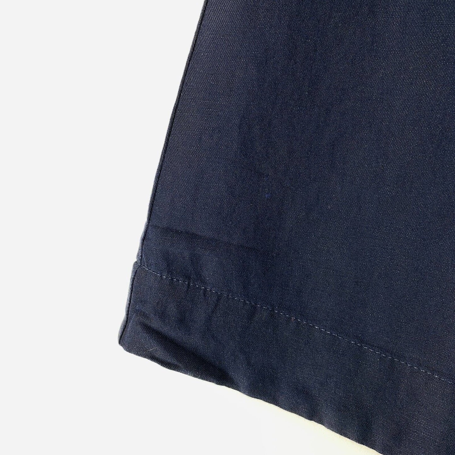 GANT Dark Blue A-Line Fit Linen Blend Skirt Size M