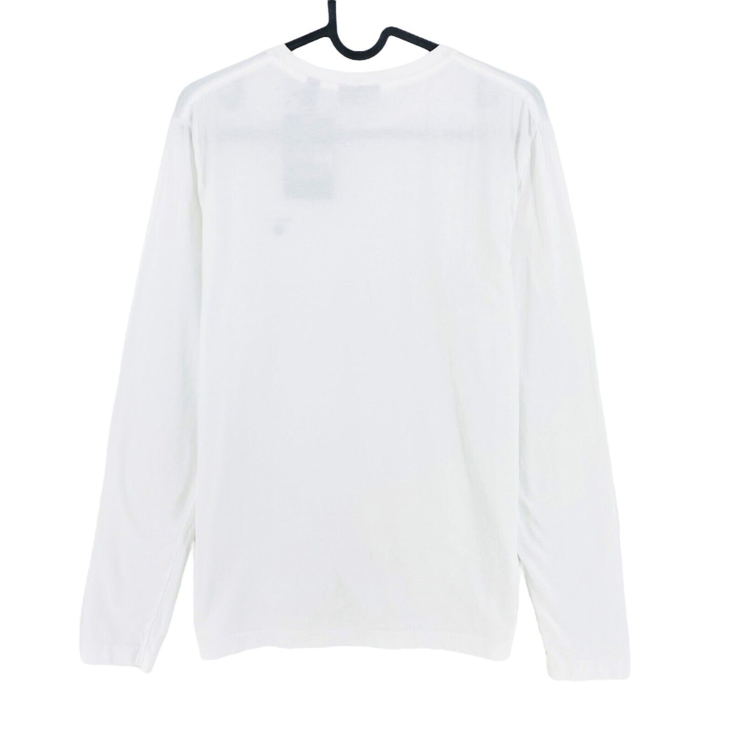 GANT White Original Long Sleeves Crew Neck T Shirt Size S