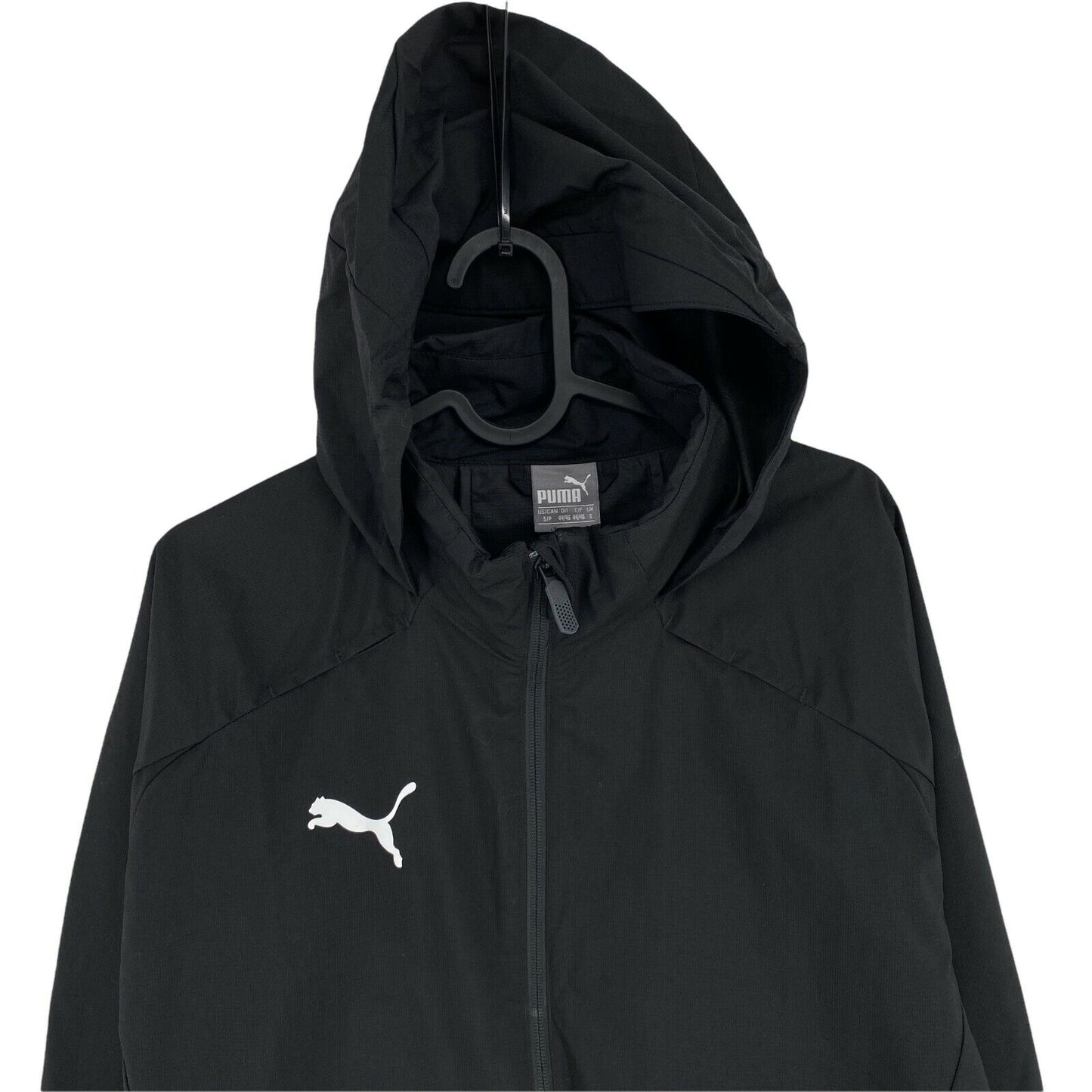 PUMA Black Hooded Jacket Size S