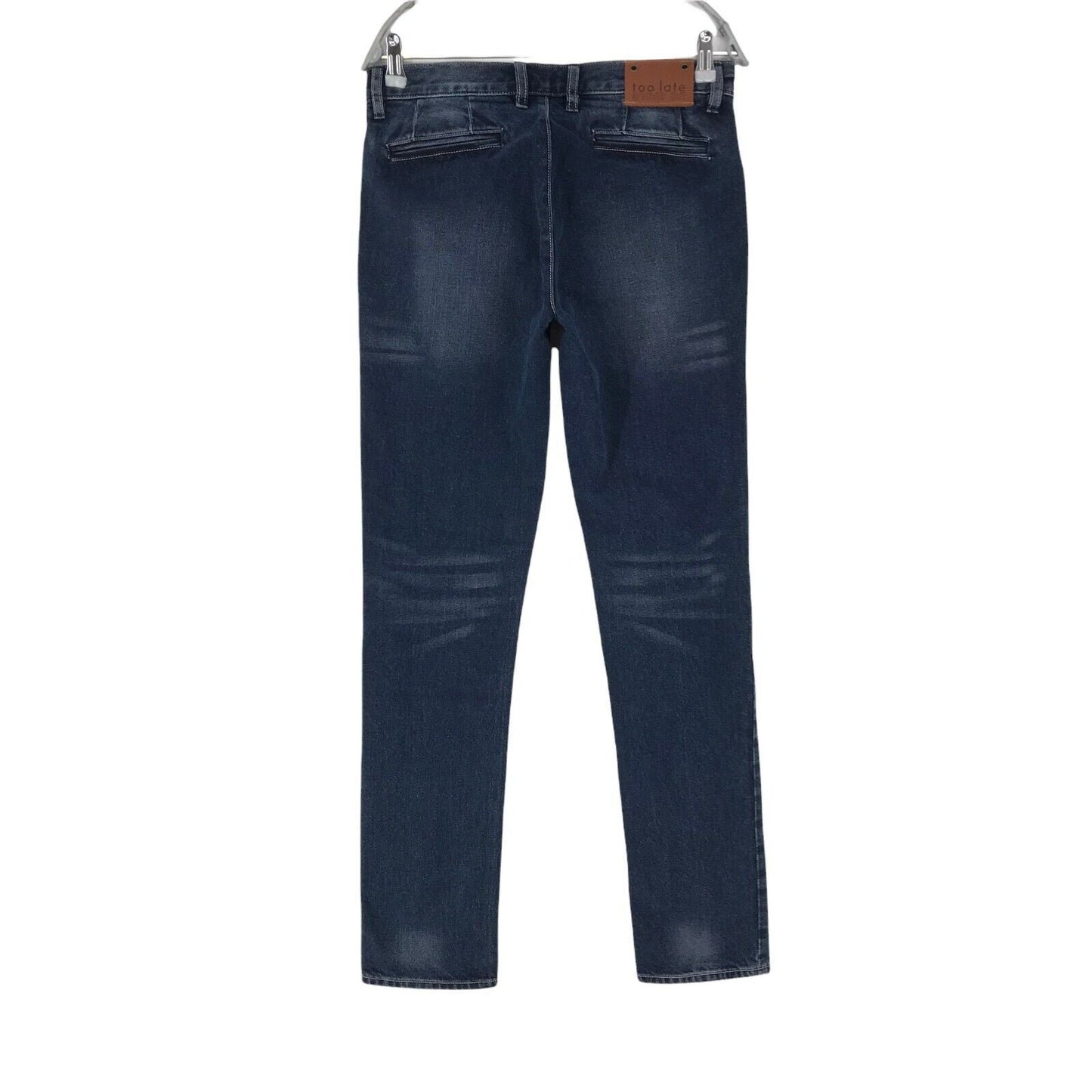 TOO LATE NO MORE Women Blue Skinny Fit Jeans W30