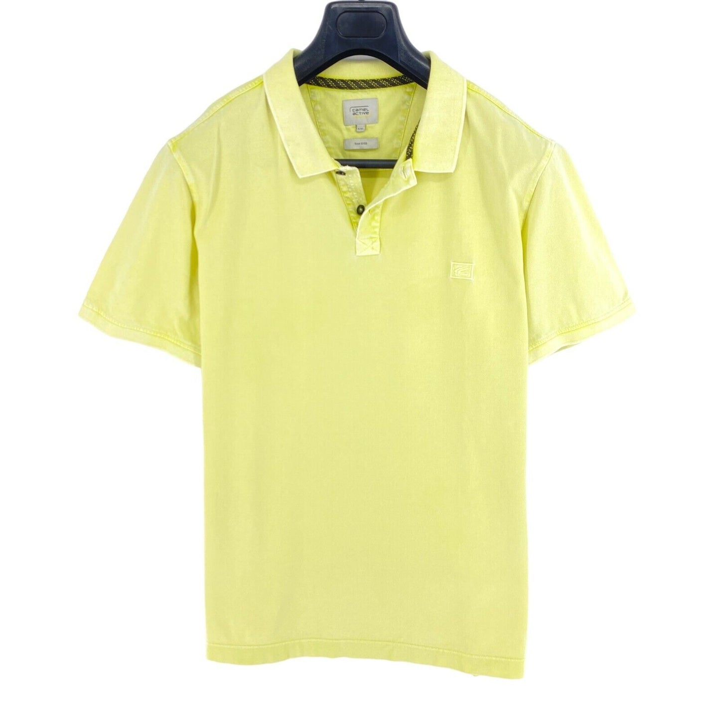 Camel Active Light Yellowish Green Pique Polo Shirt Size 2XL XXL