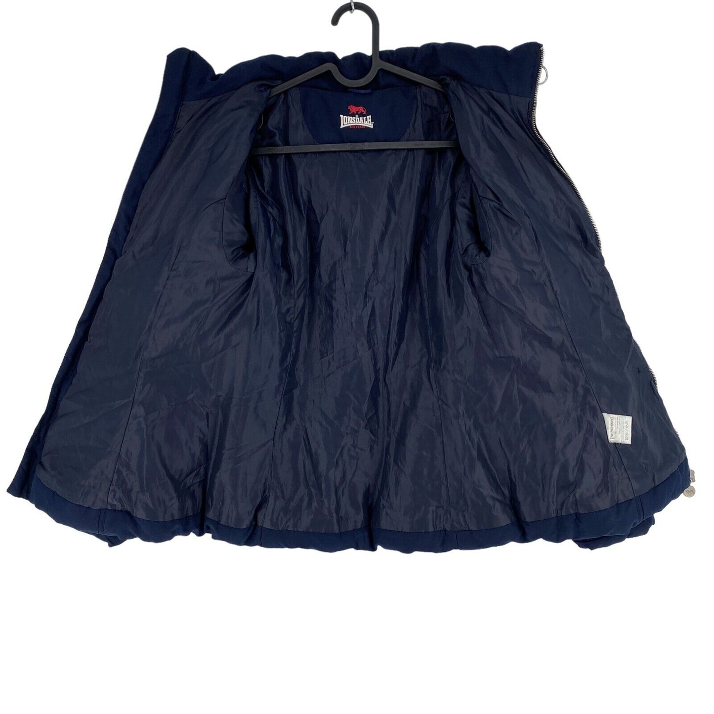 LONSDALE Navy Blue Puffer Jacket Coat Size 9-10 Years