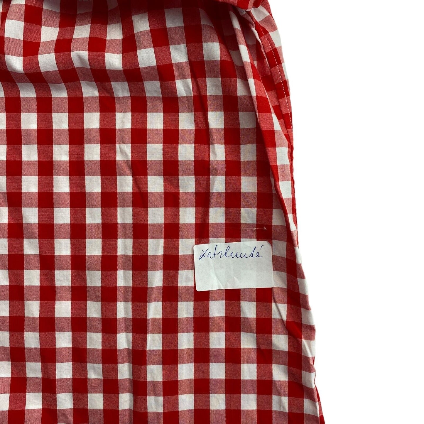 GANT Red The Broadcloth Gingham Shirt Size EU 36 UK 8 US 6