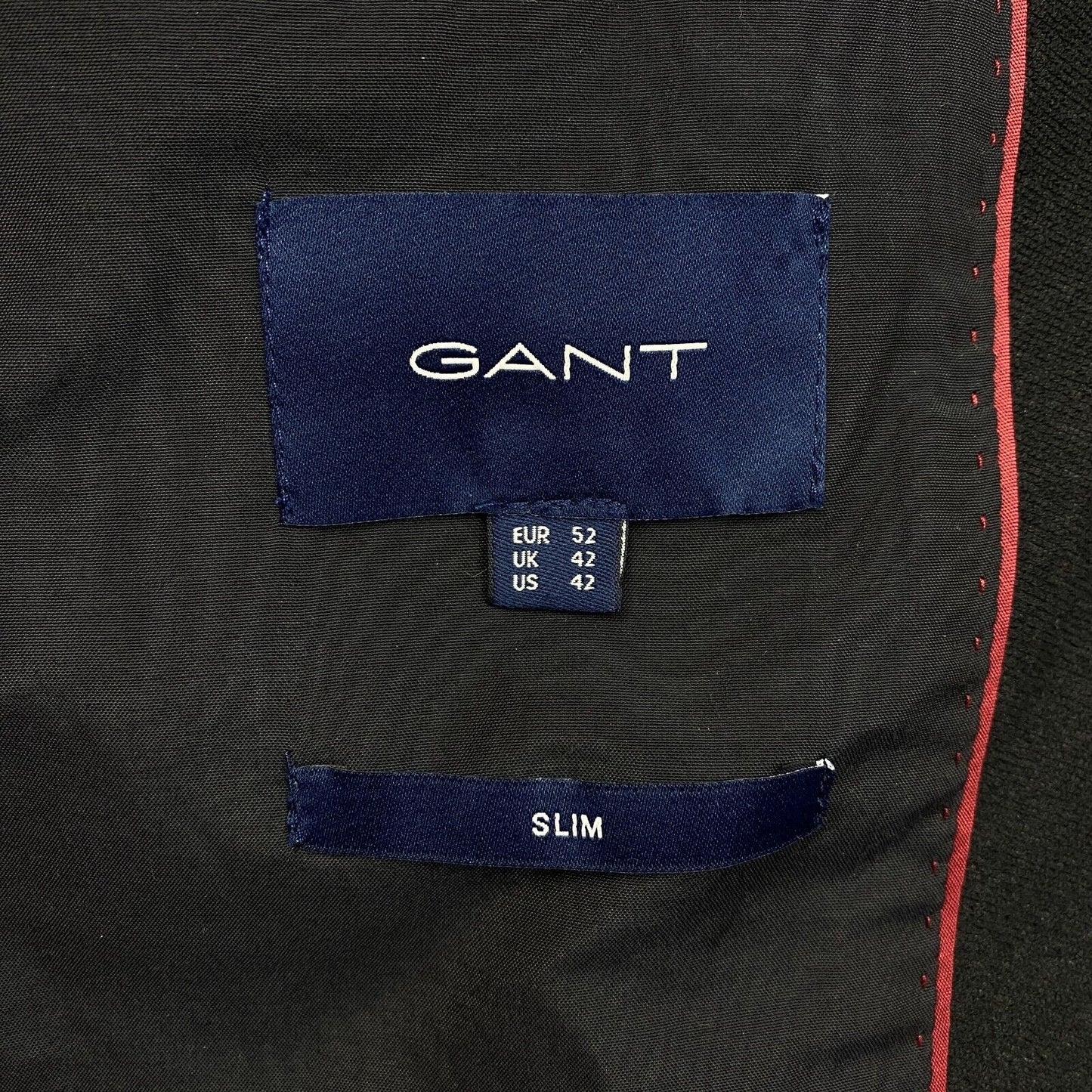 GANT Navy Blue Tech Prep Jersey Slim Fit Blazer Jacket Size EU 52 UK/US 42