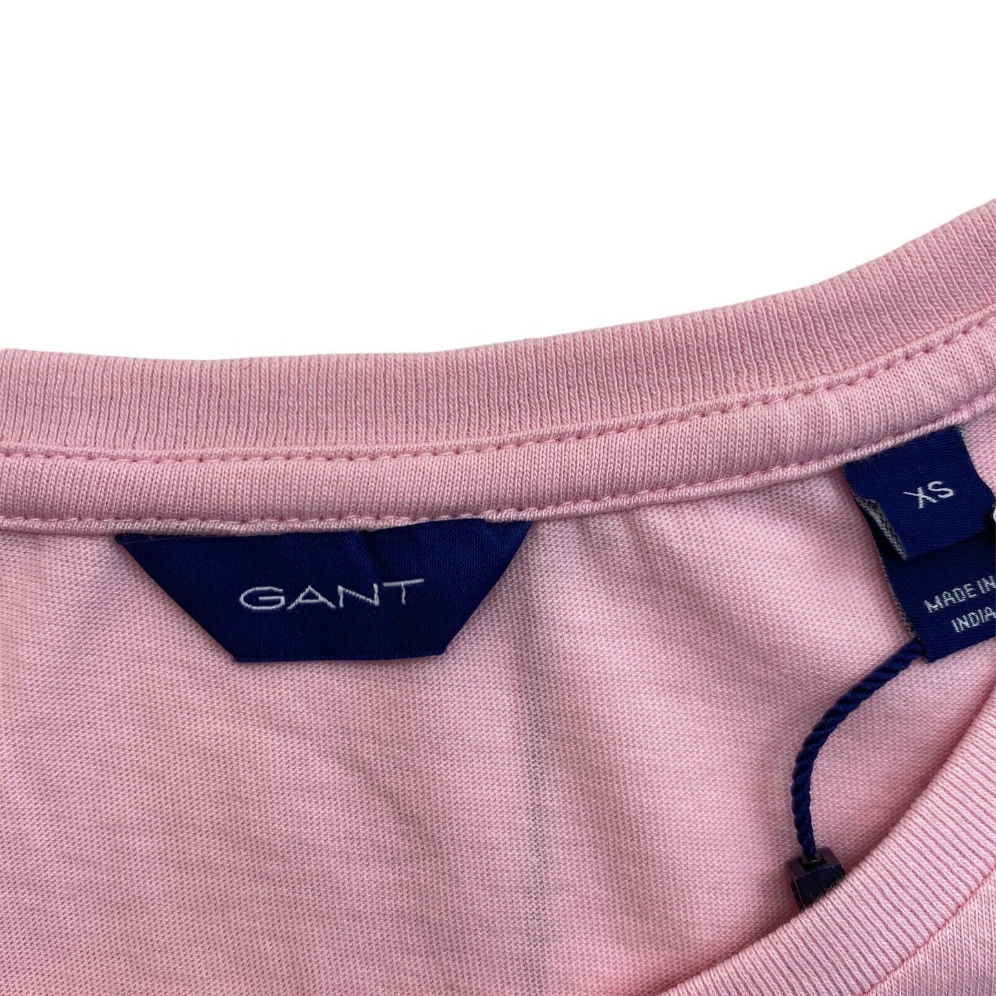 GANT T-Shirt mit Rundhalsausschnitt und Bogenlogo, Pink, Größe XS