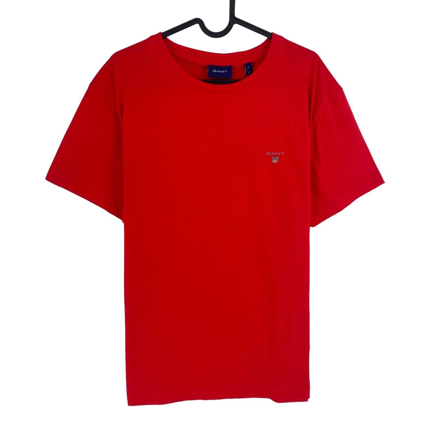 GANT Men Red Original Crew Neck Short Sleeves T Shirt Size L