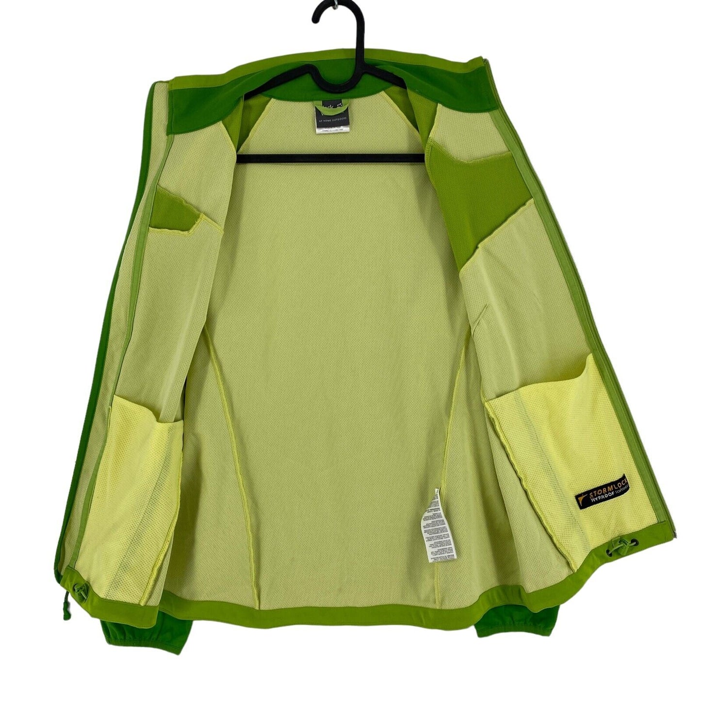 Jack Wolfskin Stormlock Hyproof Softshell Green Jacket Coat Size M