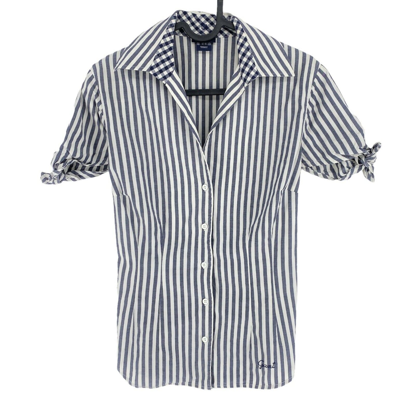 GANT Chemise à manches courtes rayée bleue Taille EU 34 UK 8 US 4