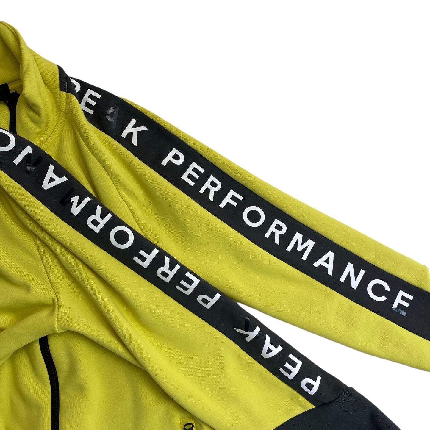 Peak Performance Yellow Rider Full Zip Pull Veste Taille S