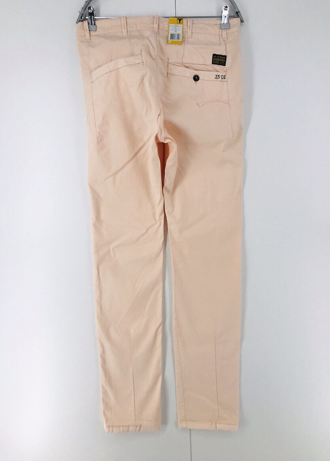 G-STAR RAW BRONSON Women Pink Loose Tapered Fit Chino Trousers Pants W27 L34