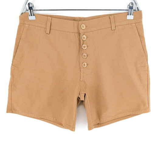 Short Chino LAK Marron Clair 100% Coton Taille 40