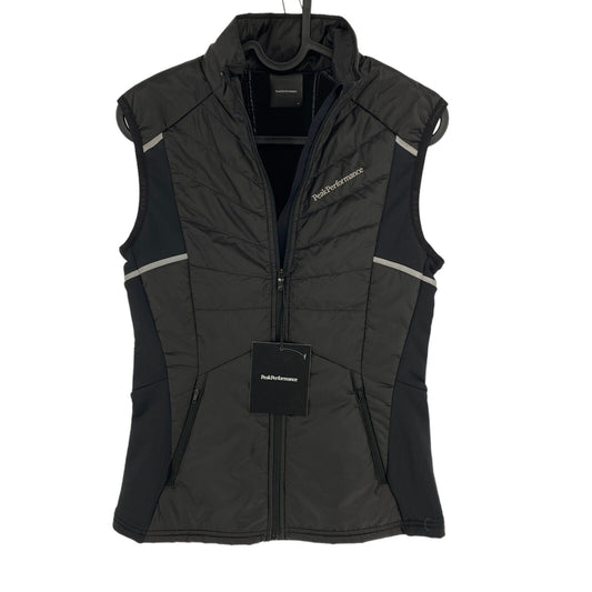 Peak Performance Black Alum Vest Waistcoat Size XS