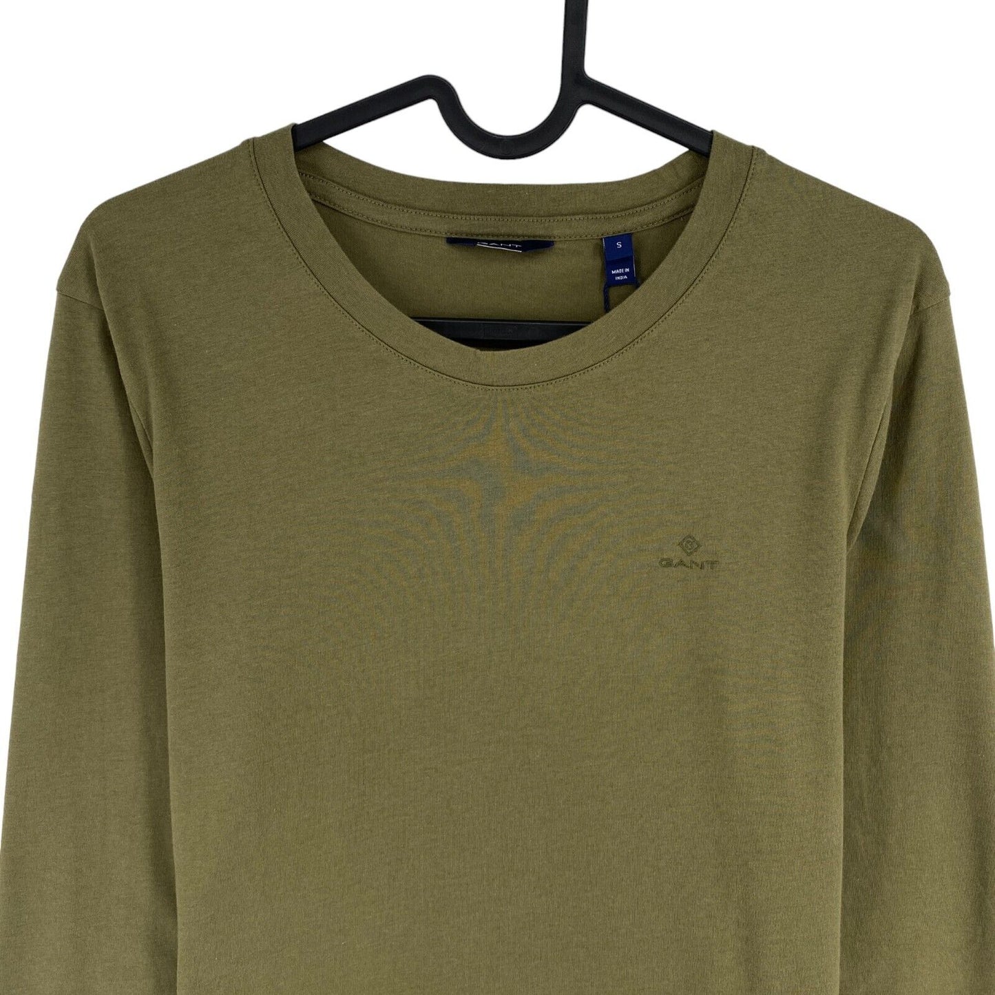 GANT Green Original Crew Neck Long Sleeves T Shirt Size S