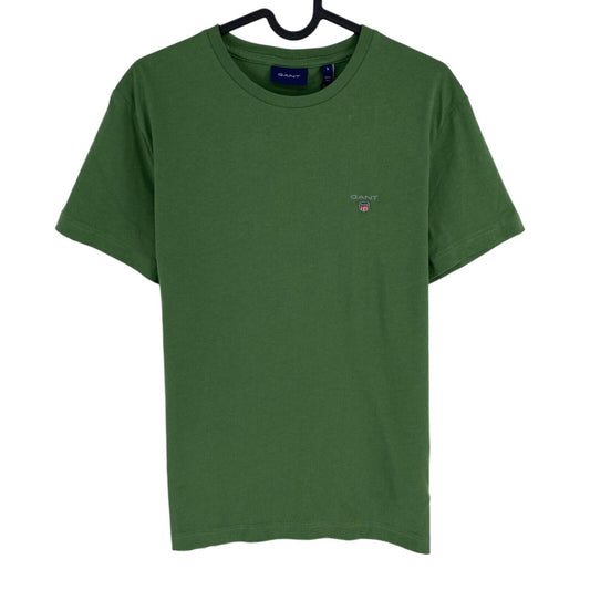 GANT Men Green Original Crew Neck Short Sleeves T Shirt Size S