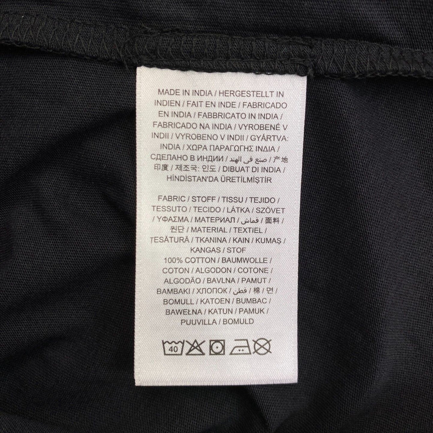 GANT T-Shirt mit V-Ausschnitt, Schwarz, Original, Größe XS