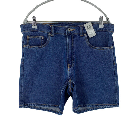 CANDA Women Blue Regular Fit Denim Shorts EU 48 W34