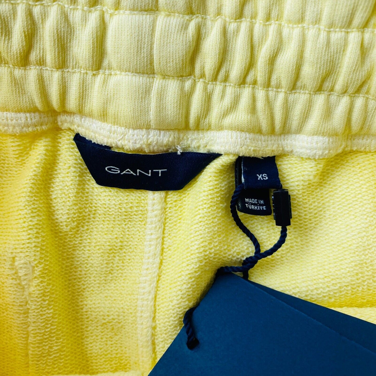 GANT Women Yellow Relaxed Fit Sweat Shorts Size XS