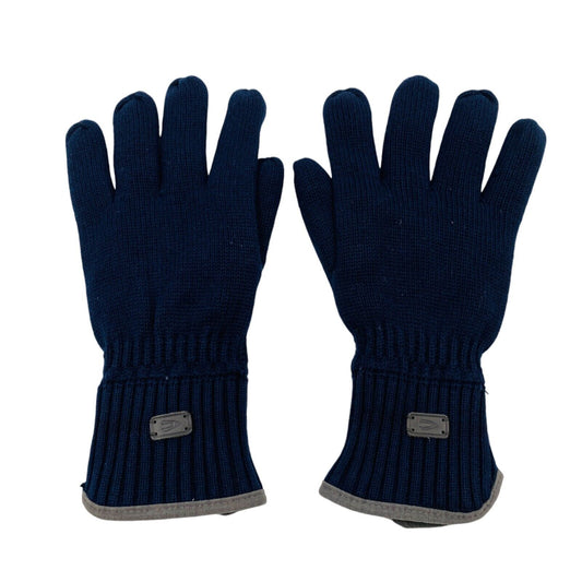 Camel Active Dark Blue Cotton Insulated Warm Knit Gloves Size 2XL XXL