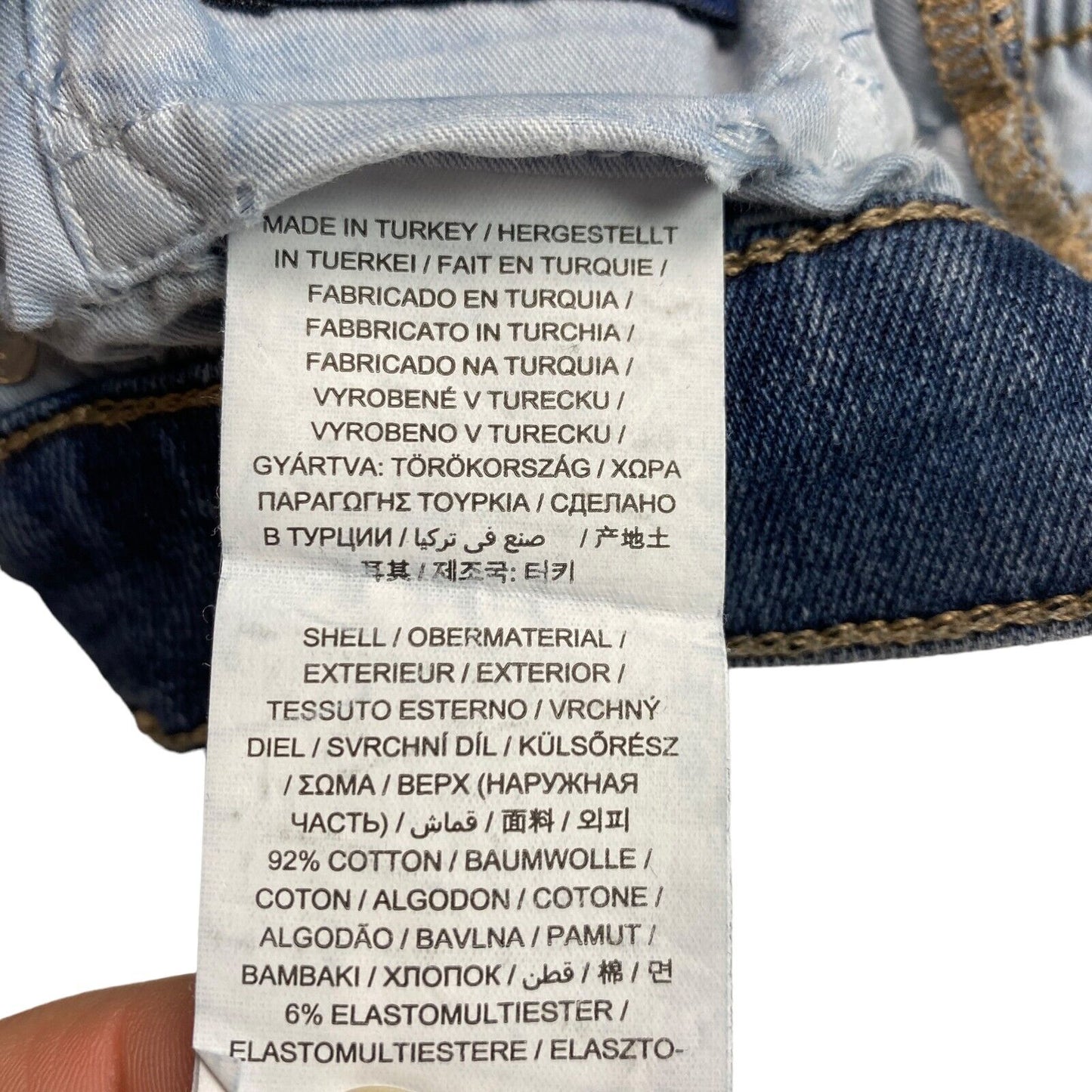 GANT Röhrenjeans, Marineblau, Größe W27 L32