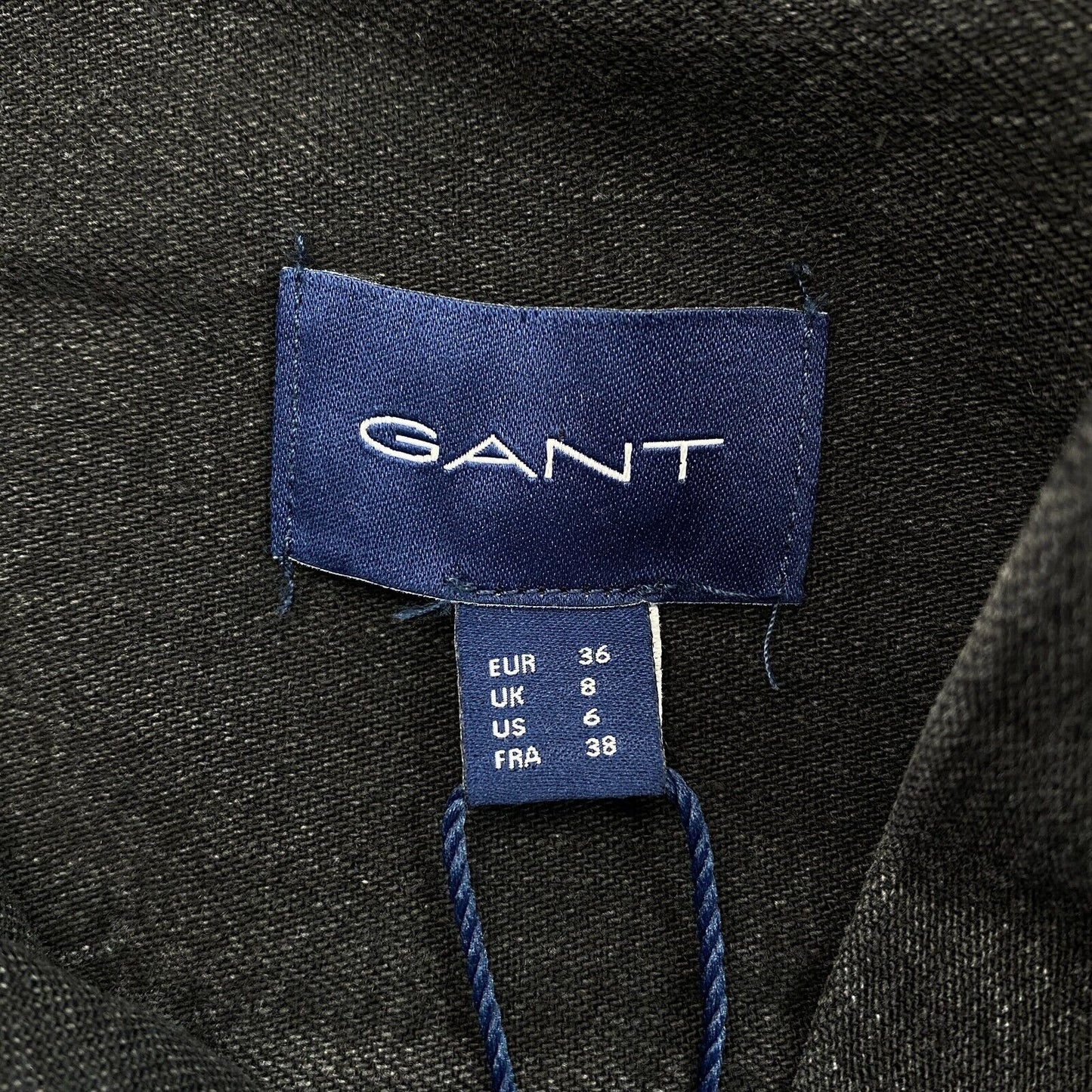 GANT Chemise en jean régulière noire Taille EU 36 UK 8 US 6