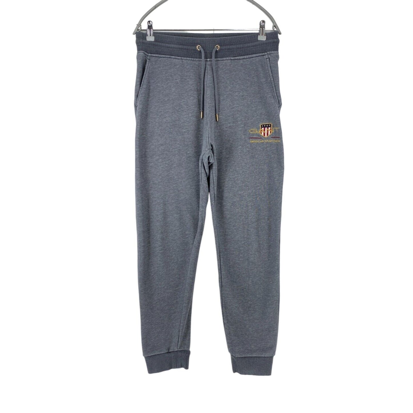 GANT Grey Regular Fit Logo Sweat Pants Trousers Size M