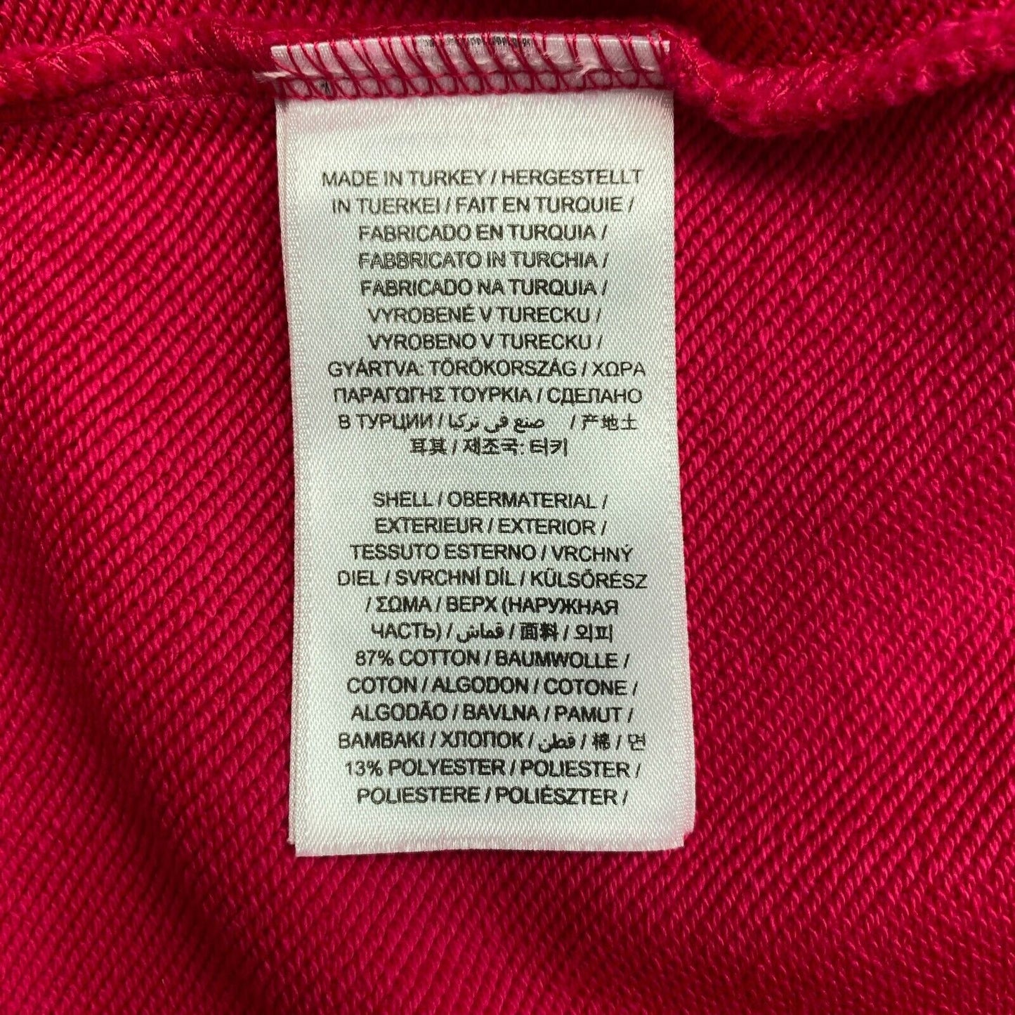 GANT Pink Archive Shield Hoodie-Kleid Größe XS