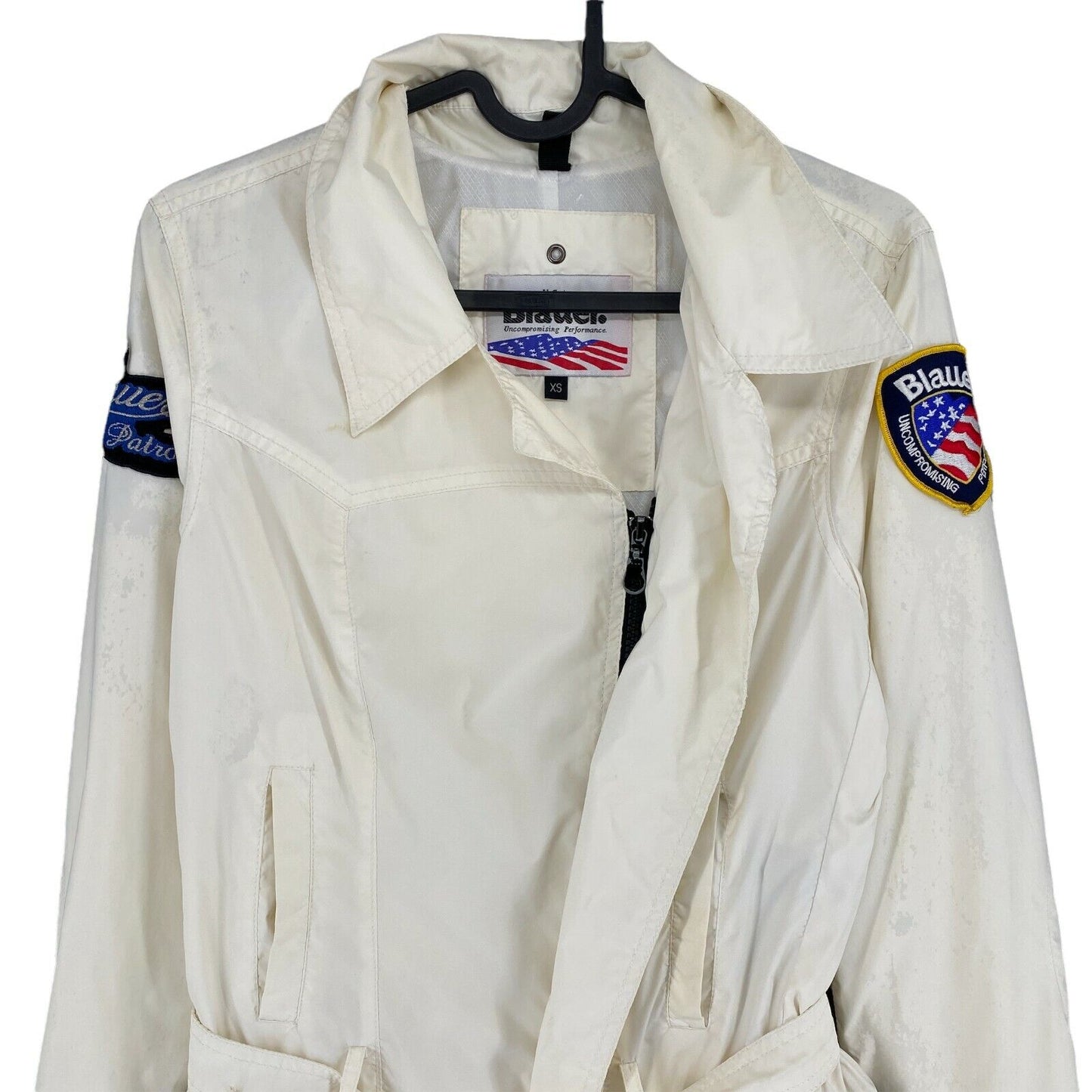 Blauer Cream White Jacket Jacket Size XS