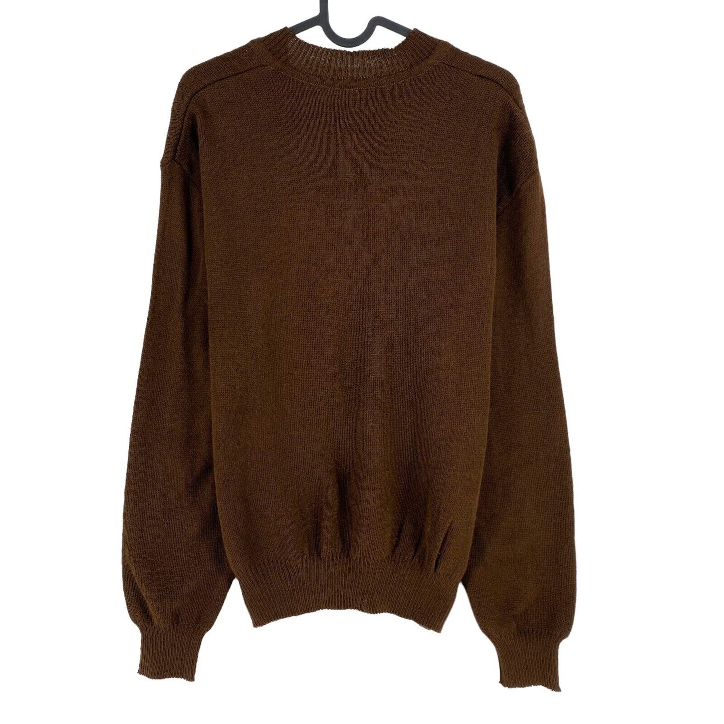 Cosby Vintage Retro 90s Brown Sweater Pullover Size M