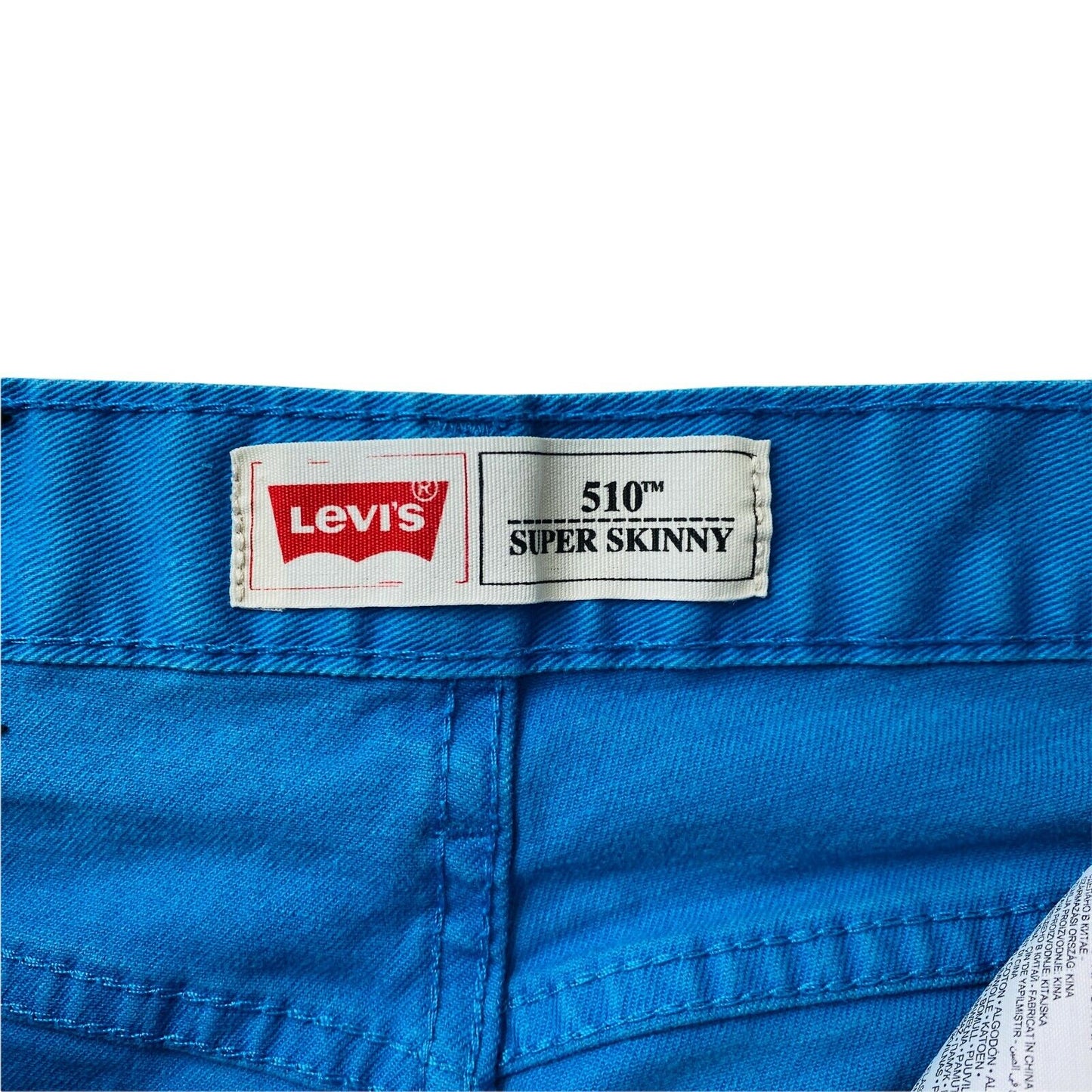 Levi's 510 Boys Blue Super Skinny Fit Jeans 12 Reg / W26 L26