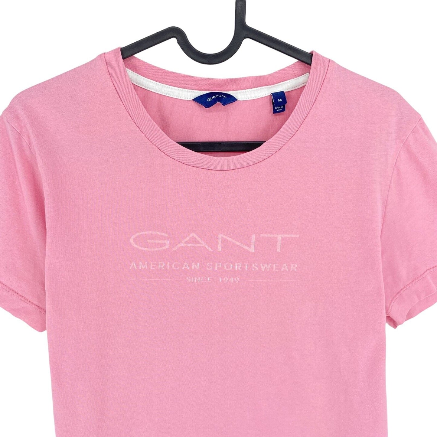 GANT Pink Sports Crew Neck T Shirt Size M