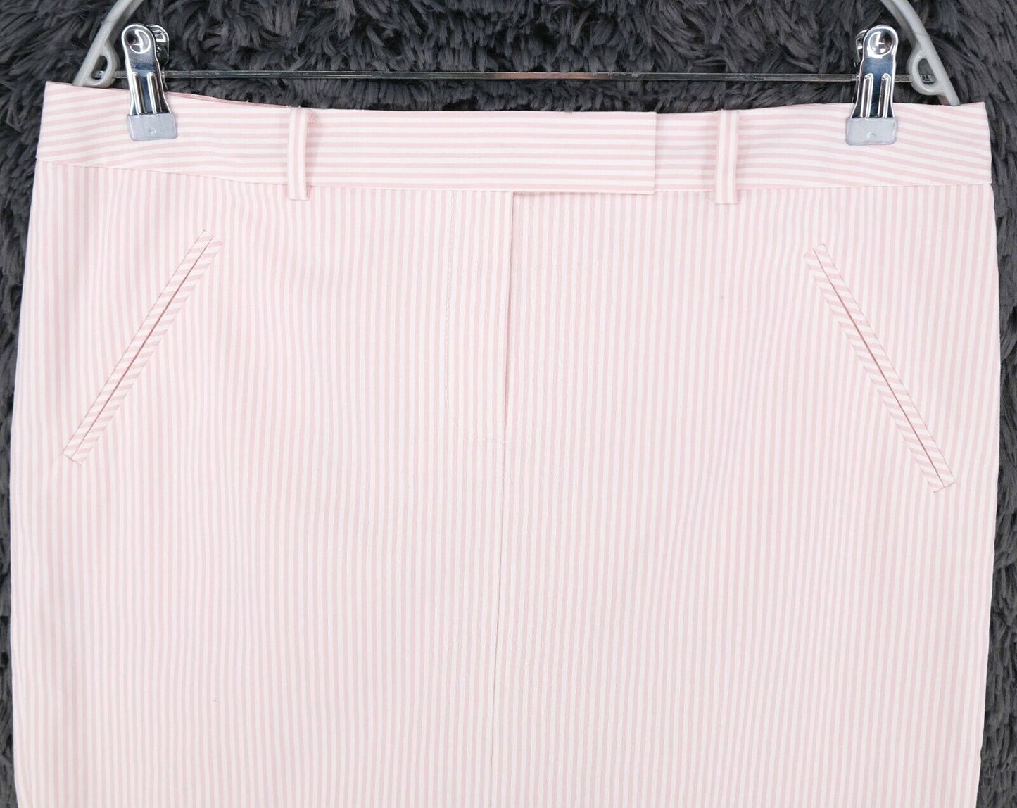 TOMMY HILFIGER Pink Striped St Lucia Skirt Size 12 EU 42 UK 14 US 10