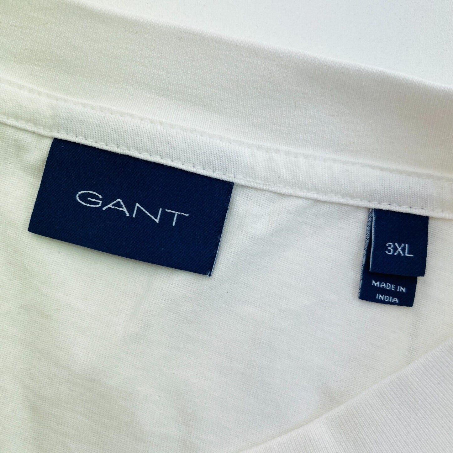 GANT White Tonal Archive Shield Crew Neck T-Shirt Size 3XL XXXL