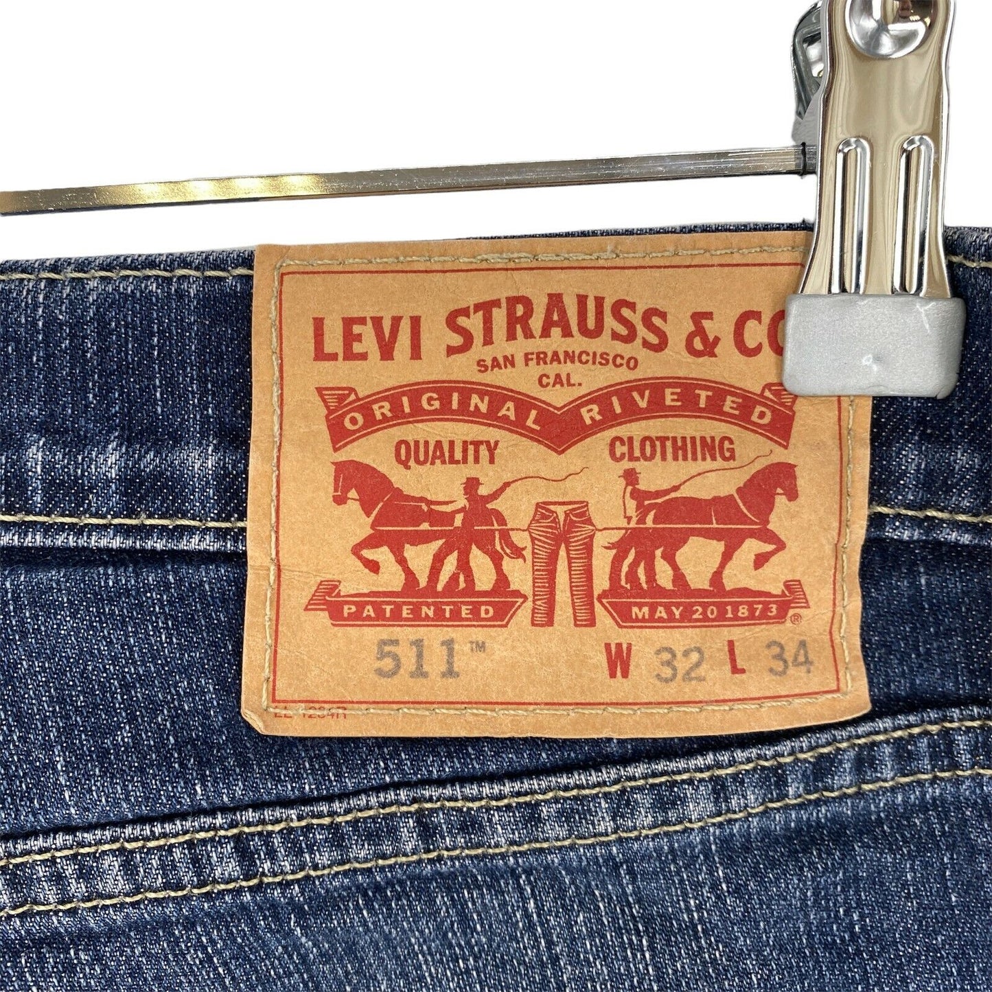 Levi's 511 Blue Slim Fit Jeans W32 L34