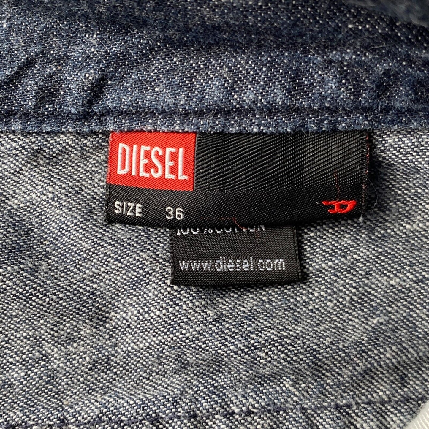 Diesel DULEL Dark Blue Regular Straight Fit Jeans Size W36 L30