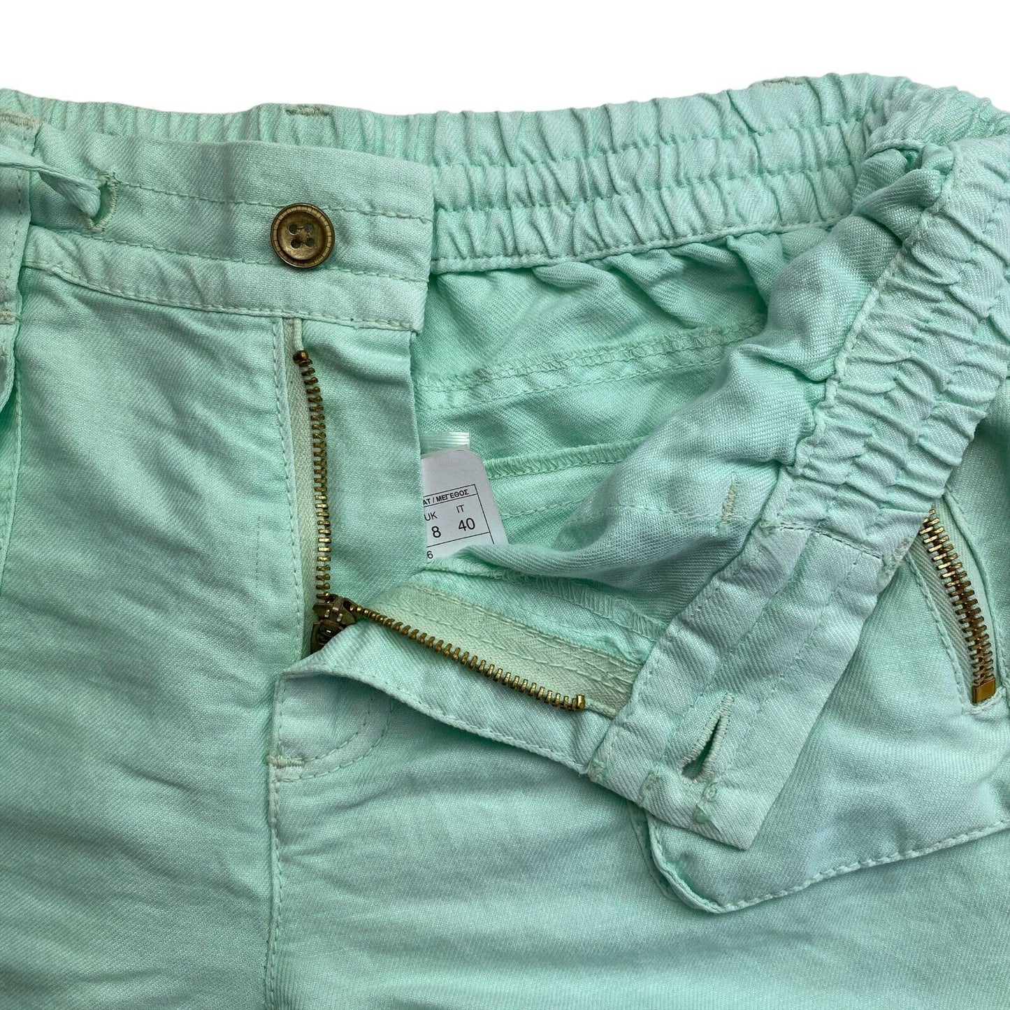 Stradivarius Green Shorts Size EU 36 UK 8 US 4