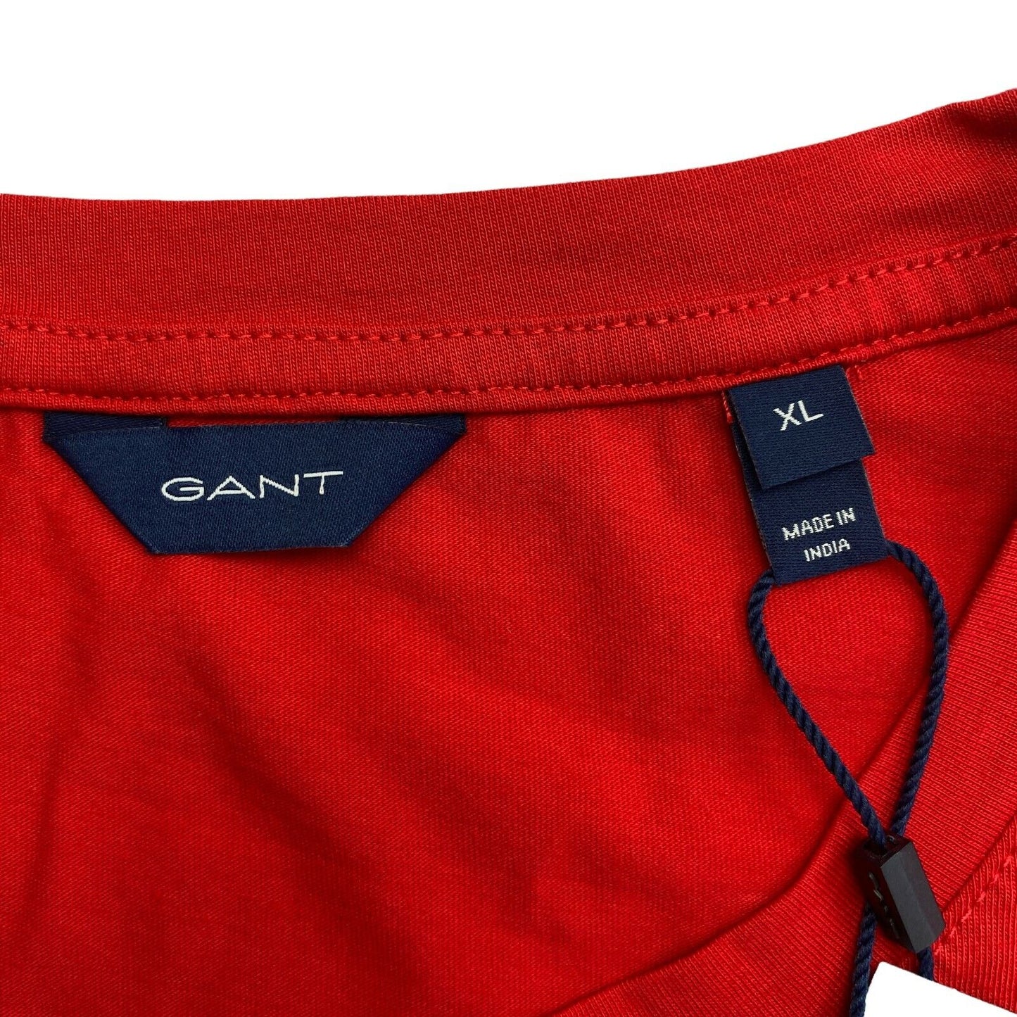 GANT Red Original Crew Neck T Shirt Top Size XL