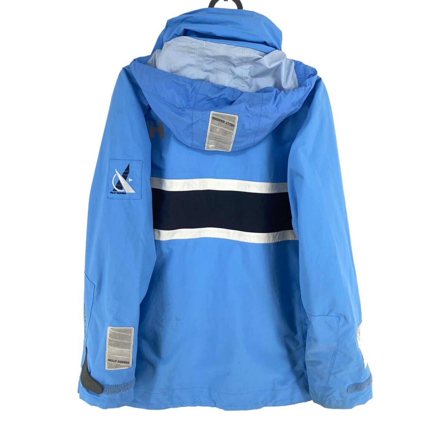 HELLY HANSEN Blue Hooded HELLY TECH Sailing Jacket Coat Size S