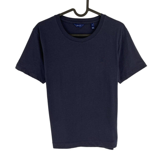 GANT Women Navy Blue Original Crew Neck Short Sleeve T Shirt Size M