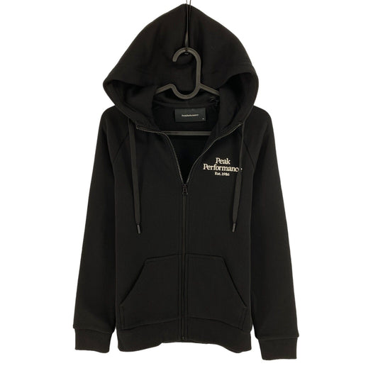 PEAK PERFORMANCE W Original Zip Hoodie, Schwarz, Größe XS