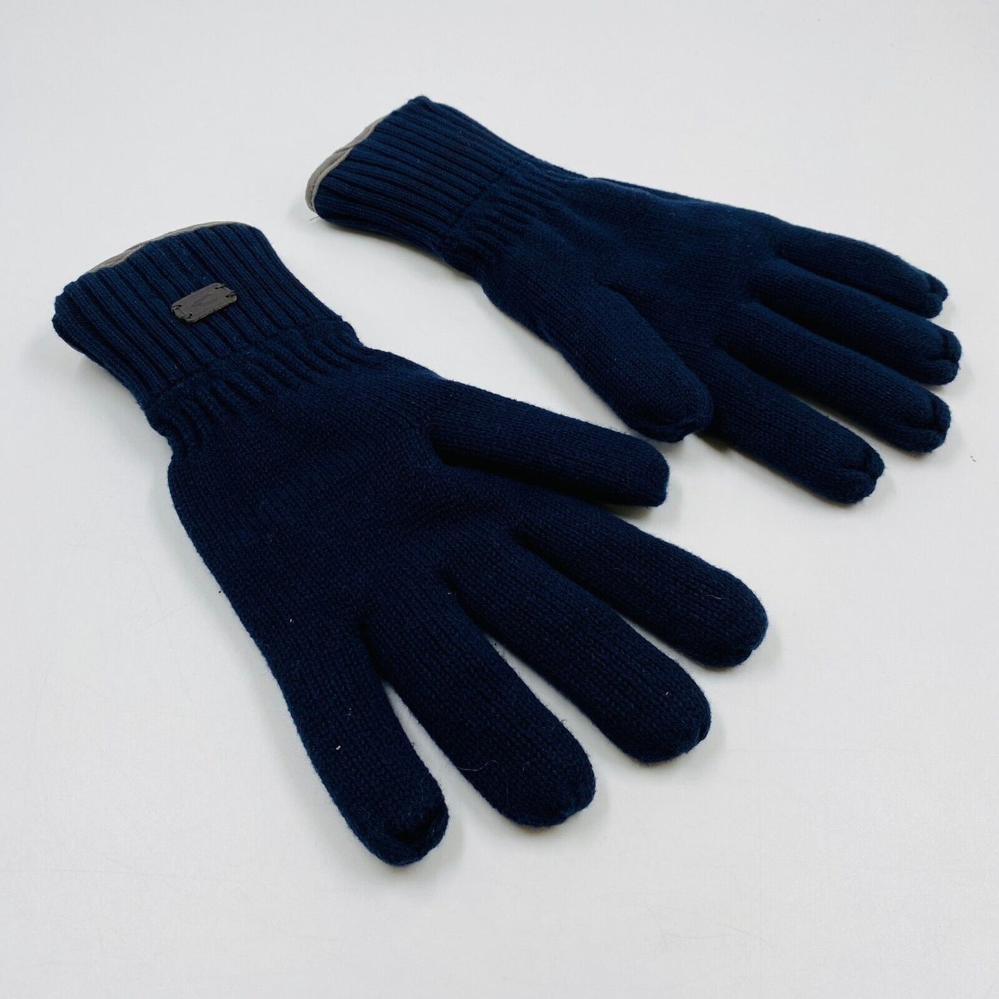 Camel Active Mens Dark Blue Cotton Insulated Warm Knit Gloves Size 2XL XXL