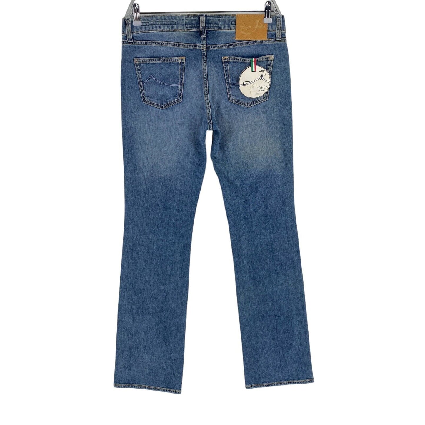 JACOB COHEN Femme PW711 Jean évasé bleu foncé Taille W32 L36