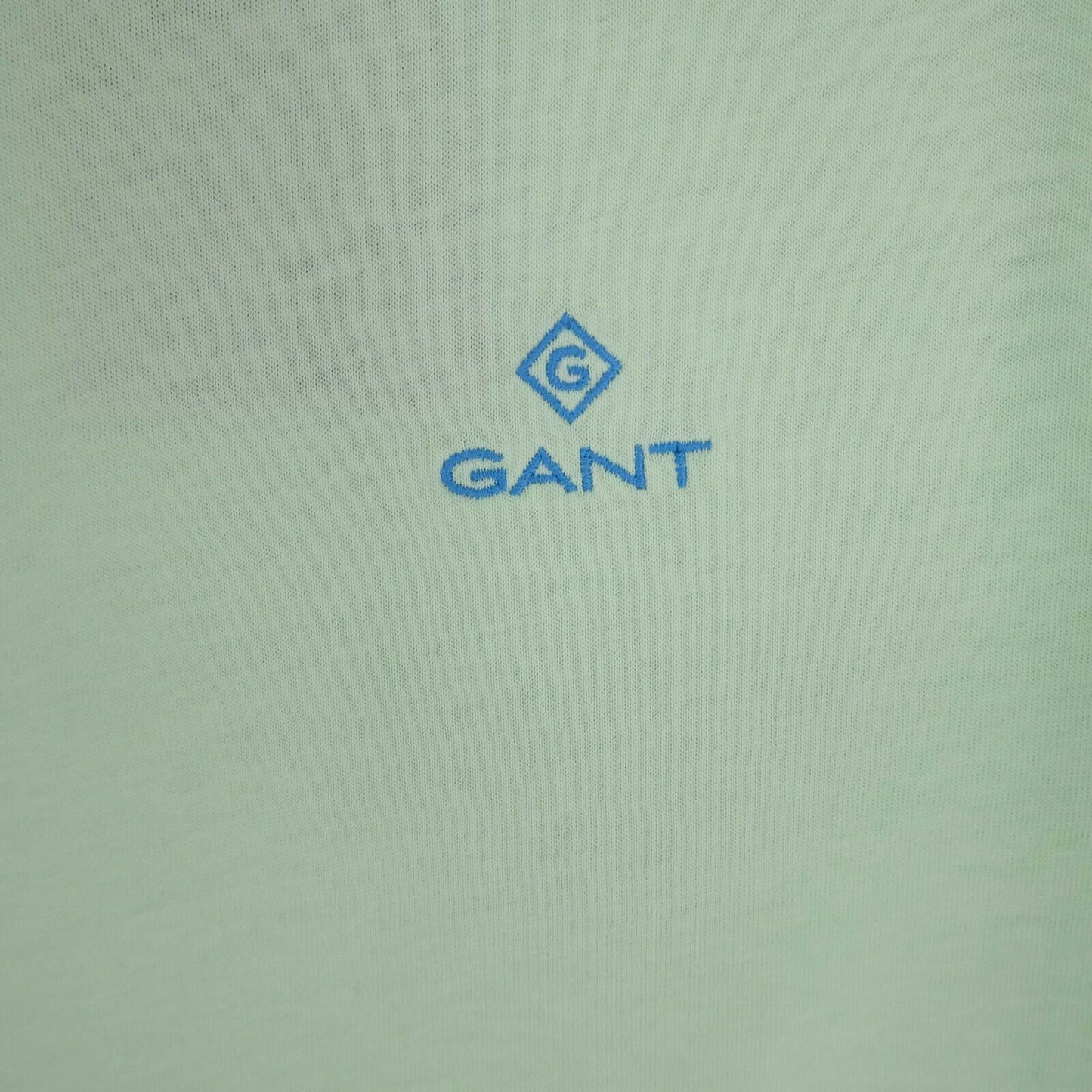 GANT Light Green Lock Up Logo Crew Neck T Shirt Size M