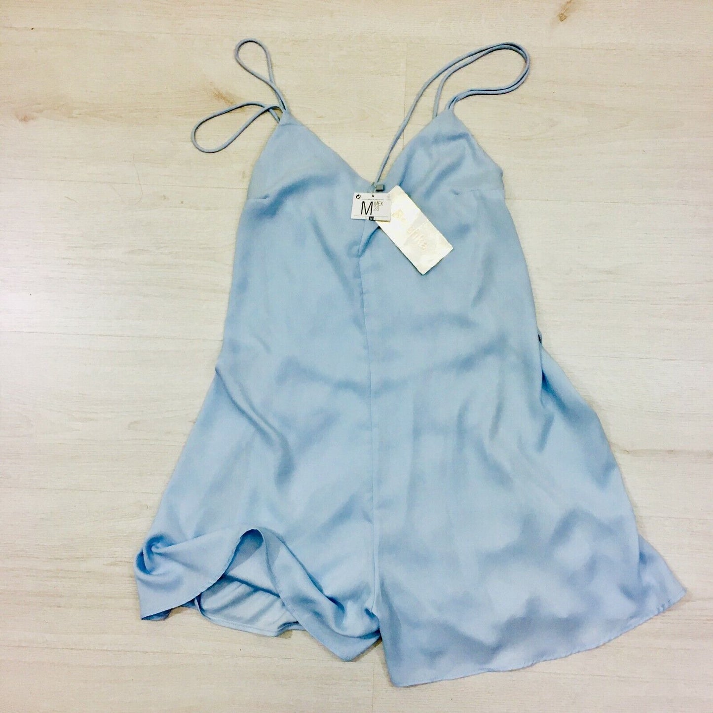 Bershka Blue Short Overalls Dress Size M