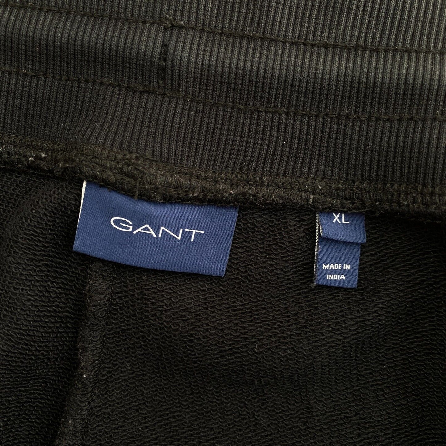 GANT Black Archive Shield Sweat Pants Trousers Size XL