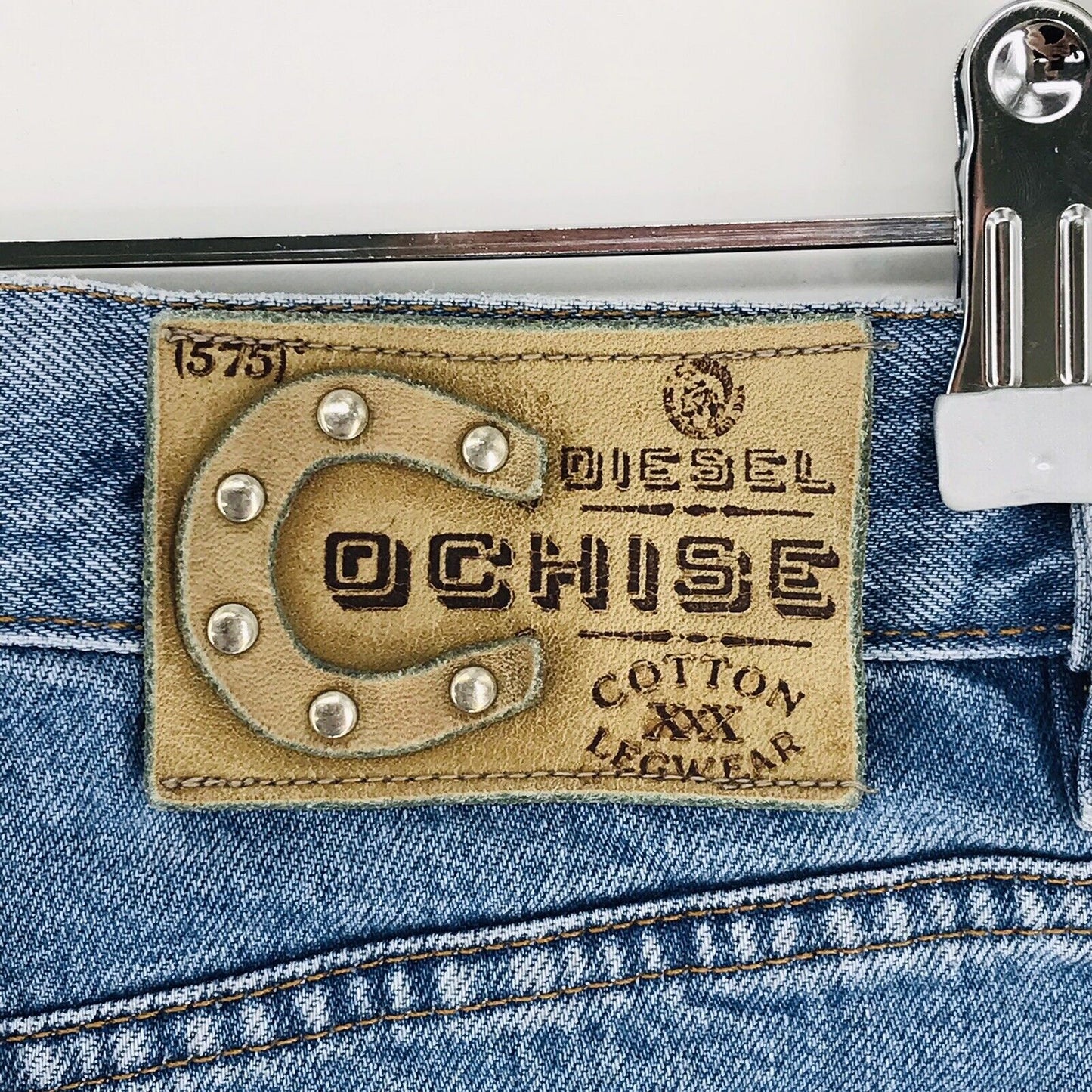 Diesel COCHISE Bleu Regular Straight Fit Jeans Taille W28 L32 Fabriqué en Italie